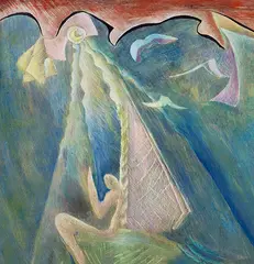 Edgar Valter, Merineitsi, 1970 - 1990, Akrüül, masoniit