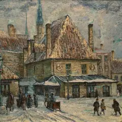 Nikolai Kull, Tallinna vaade, 1930, Õli, lõuend