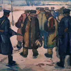 Andrus Johani, Vangid, 1934, õli, lõuend