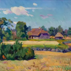 August Jansen, Talumotiiv, 1940, Õli, lõuend