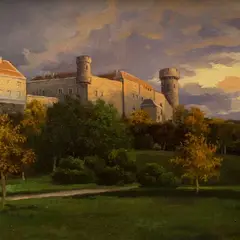 Eduard Poland, Toompea vaade, 1939, õli, papp