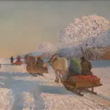 Andrei Jegorov, Talvetee nelja saaniga