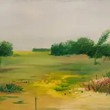 Andres Tolts, Maastik, 1974, õli, masoniit