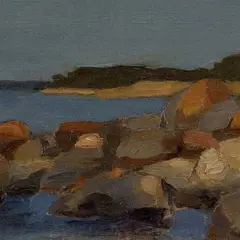 Nikolai Triik, Mererand, 1905, Õli, lõuend