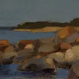 Nikolai Triik, Mererand, 1905, Õli, lõuend
