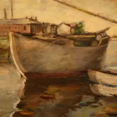 Aleksander Remmel, Lodi Emajõel.1930ndad, Õli, lõuend