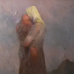 Nikolai Kummits, Ema sülelapsega, 1935, Õli, lõuend
