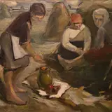 Felix Randel, Puhkehetk põllul, 1940, Õli, lõuend