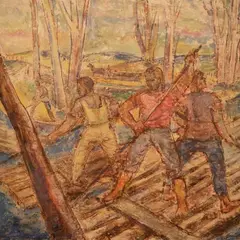 Alo Hoidre, Parvetajad, 1941, Monotüüpia