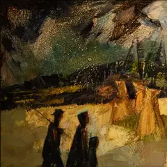 Joann Voldemar Saarniit, Kolmas aastaaeg, 1965, Õli, masoniit