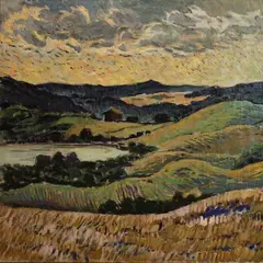 Harri Pudersell, Lõuna-Eesti maastik, 1970, Õli, lõuend