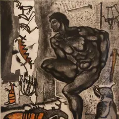 Renaldo Veeber, Kaljujoonised, 1999, Kuivnõel