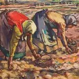 Andrus Johani, Kartulipanijad, 1939, Õli, lõuend
