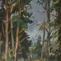 Adamson-Eric, Mets, 1948, õli,vineer