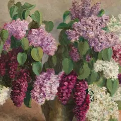 Kristjan Teder, Sirelid, 1953, õli, lõuend