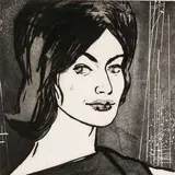 Evald Okas, Marianne, 1962, Kuivnõel, akvatinta