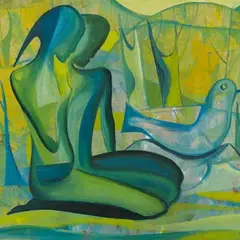 Edgar Valter, Paar, 1967, õli, papp