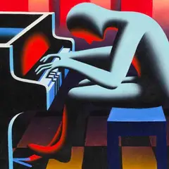 Kalev Mark Kostabi, Diabolic Beauty, 2002, Õli, lõuend