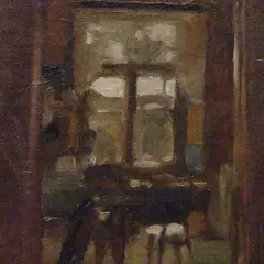 Nikolai Triik, Kingsepa töötuba, 1905, õli, lõuend