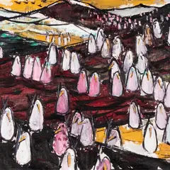 Eerik Haamer, Põhja-Norra mägimaastik, 1957, õli, lõuend