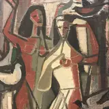 Lepo Mikko, Tuvid, 1960, õli, lõuend