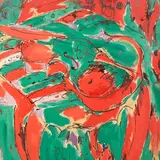 Paul Allik, Viiul, 1990, õli, lõuend