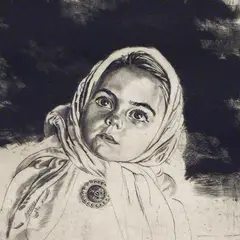 Eduard Wiiralt, Virve, 1943, kuivnõel