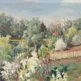 Juhan Muks, Vallikraav kevadel, 1948, õli, vineer
