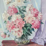 Maximilian Maksolly, Pojengid, 1940 - 1950, õli, lõuend