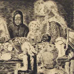 Salome Trei, Pere lauas, 1943, kuivnõel