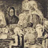Salome Trei, Pere lauas, 1943, kuivnõel