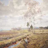 Boris Ottenberg, Kevadised kased, 1944, õli, lõuend