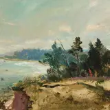Evald Okas, Vääna motiiv (Põhja - Eesti rannik), 1954, õli, lõuend