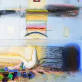 Tiit Pääsuke, Läänemere pildid III, 1995, õli, akrüül, lõuend
