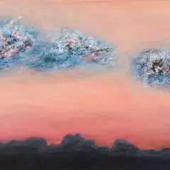 Ivi Arrak, Pilvede mäng/The play of the clouds, 2011, akrüül, lõuend