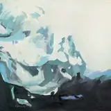 Helle Lõhmus, Tõus ja mõõn II/Rise and Tide II, 2013, õli, lõuend