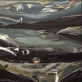 Mall Nukke, Maastik kuldmunaga 9/Landscape with a golden egg 9, 2016, õli, segatehnika, lõuend