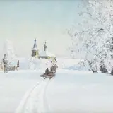 Andrei Jegorov, Talvemaastik kirikuga