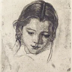 Aino Bach, Väike Leena, 1959, pehmelakk