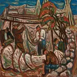 Uno Roosvalt, Kompositsioon, 1967, õli, lõuend