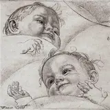 Eduard Wiiralt, Lapsed, 1937, linoolsügavtrükk