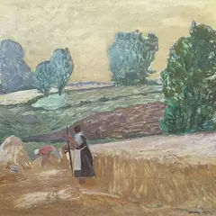 Lepo Mikko, Rukis, 1947, õli, vineer