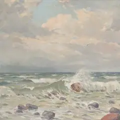 Richard Uutmaa, Murdlaine, 1953, õli, lõuend