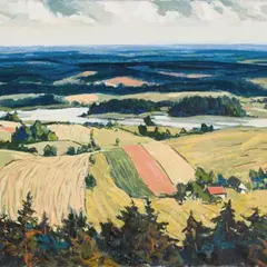 Richard Uutmaa, Vaade Suurelt Munamäelt, 1963, õli, lõuend