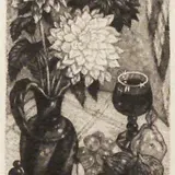 Eduard Wiiralt, Natüürmort (III seisund), 1950, metsotinto