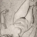 Eduard Wiiralt, Lamav akt (Nelly), 1931, kuivnõel