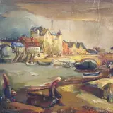 Kaarel Liimand, Tartu motiiv, 1939, õli, lõuend