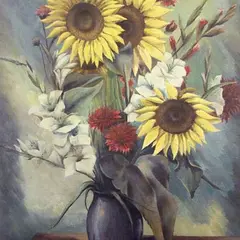 Hando Mugasto, Lilled vaasis, 1931, õli, lõuend