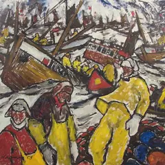 Eerik Haamer, Kalurid, 1953, õli, lõuend
