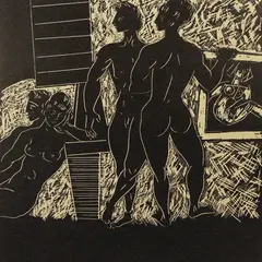 Endel Kõks, Theme image, 1966, ofset-lito